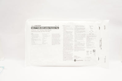 CareFusion 4306CWSP Safe-T Plus Adult Lumbar Puncture Tray 22G x 3-1/2inch (x)